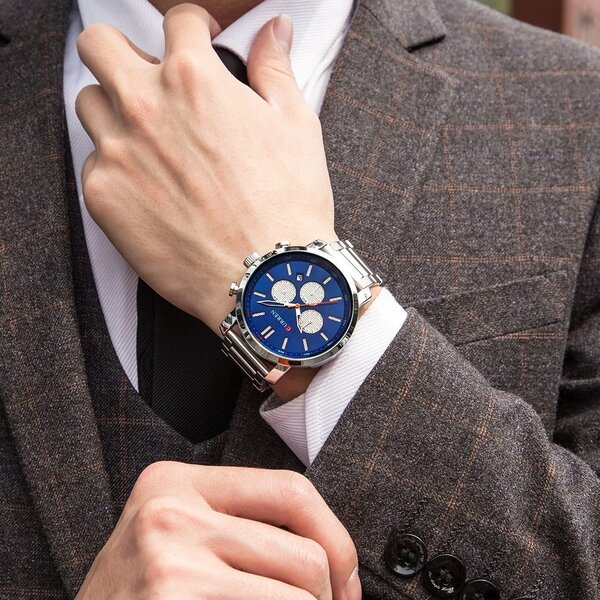 Montre Homme Chronographe Élégante