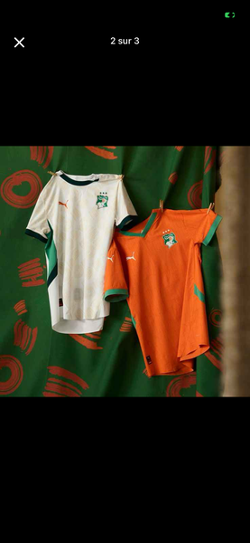 Maillots Équipe Côte d'Ivoire