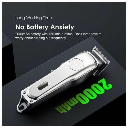 Oraimo Tondeuse Professionnelle Rechargeable - SmartClipper2 OPC-CL30 - Batterie 2000mAh -Gris