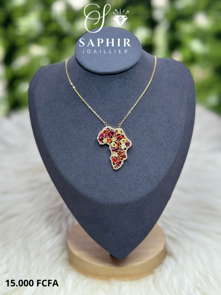 Chaîne simple Carte d´Afrique