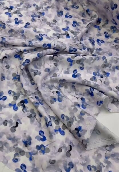 Купра штапель с эксклюзивной расцветкой