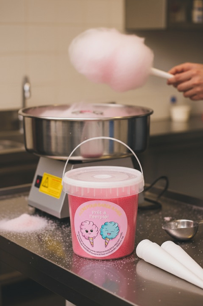 Sucre à Barbe à Papa Rose