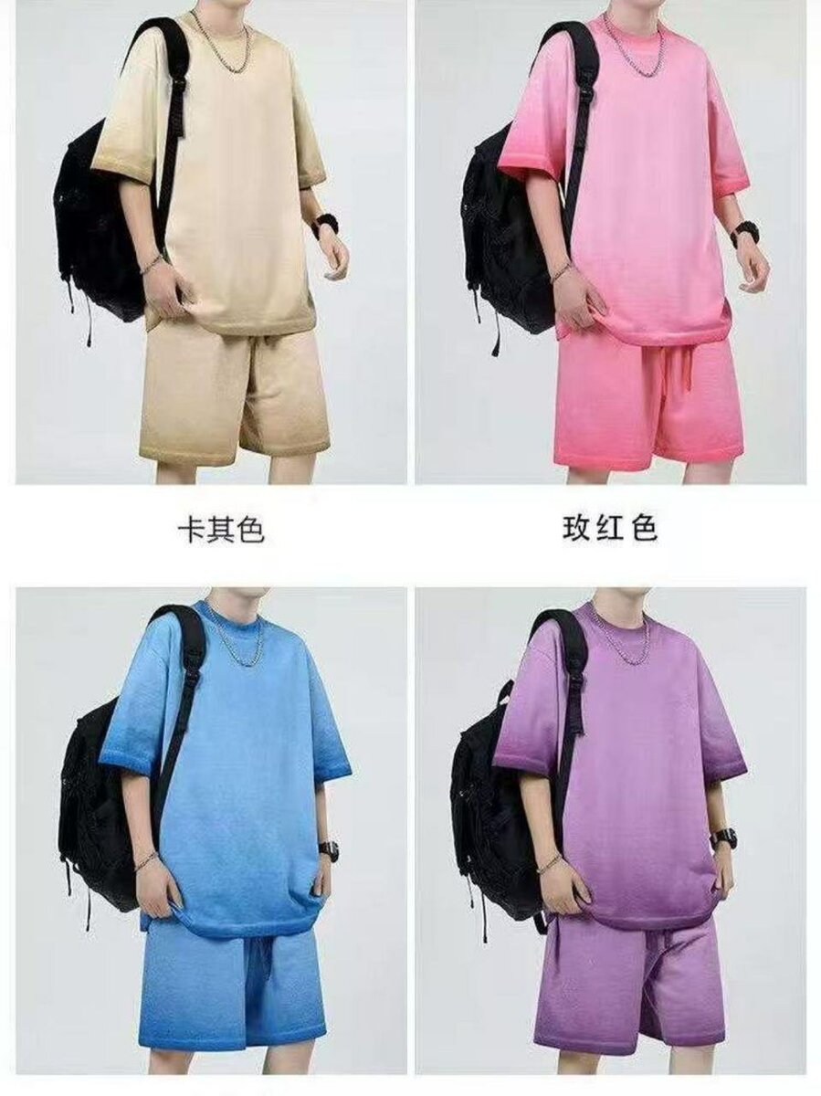 Complet short coton doux