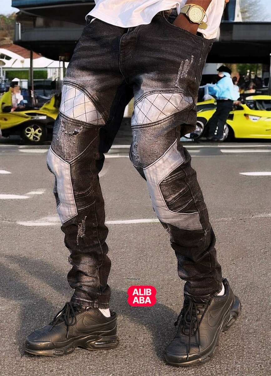 Jean Biker Ripped Stylé
