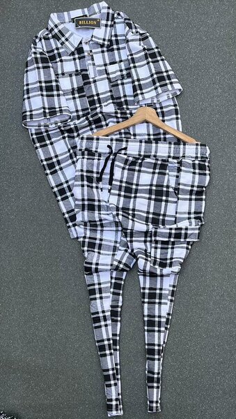 Ensemble Chemise et Pantalon Carreaux