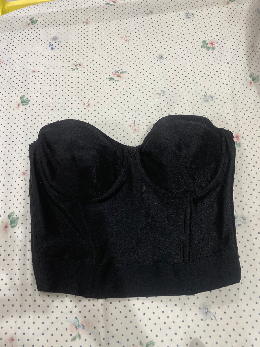 Bustier noir élégant