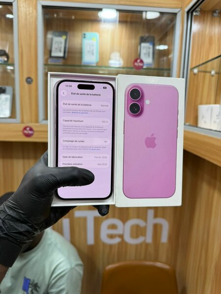 IPHONE 16 128GO  GARANTIE APPL