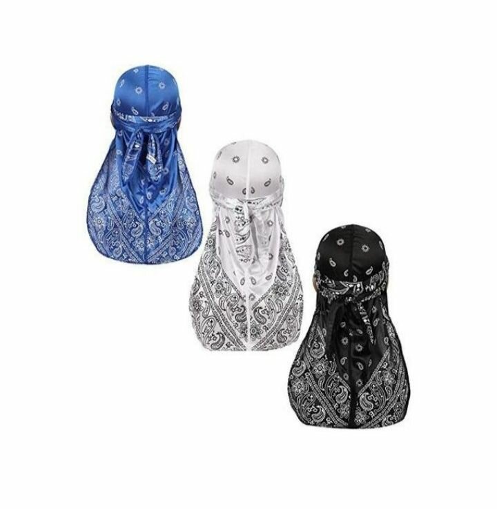 Durag en soit couleur bandana