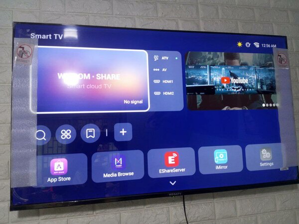 LED frameless 4k UHD android smart tvs