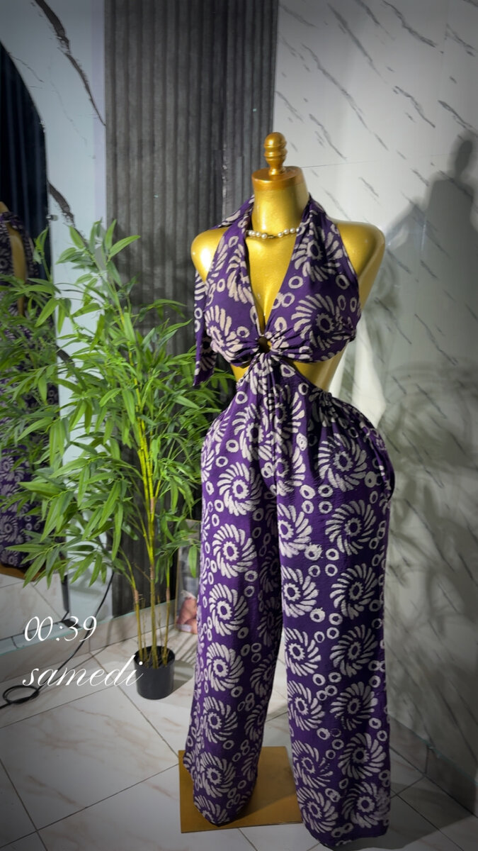 Combinaison Halter Bohème Femme