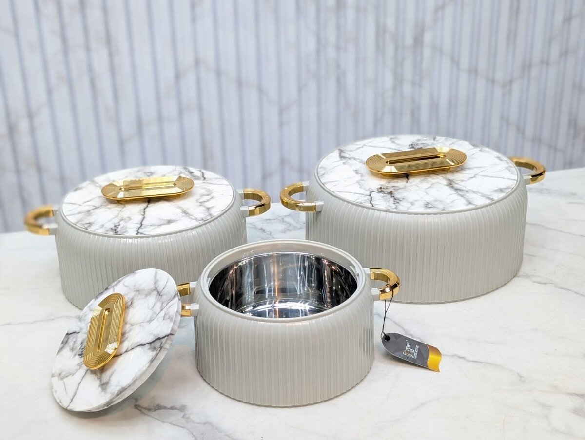 Cocotte en marbre élégant