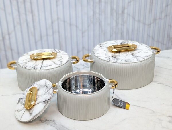 Cocotte en marbre élégant