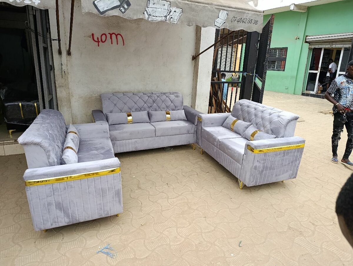 Ensemble de Canapés en Velours