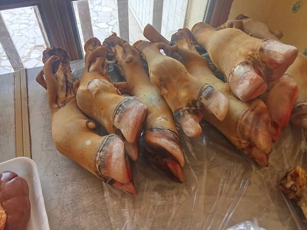 Pâte de bœuf nettoyé