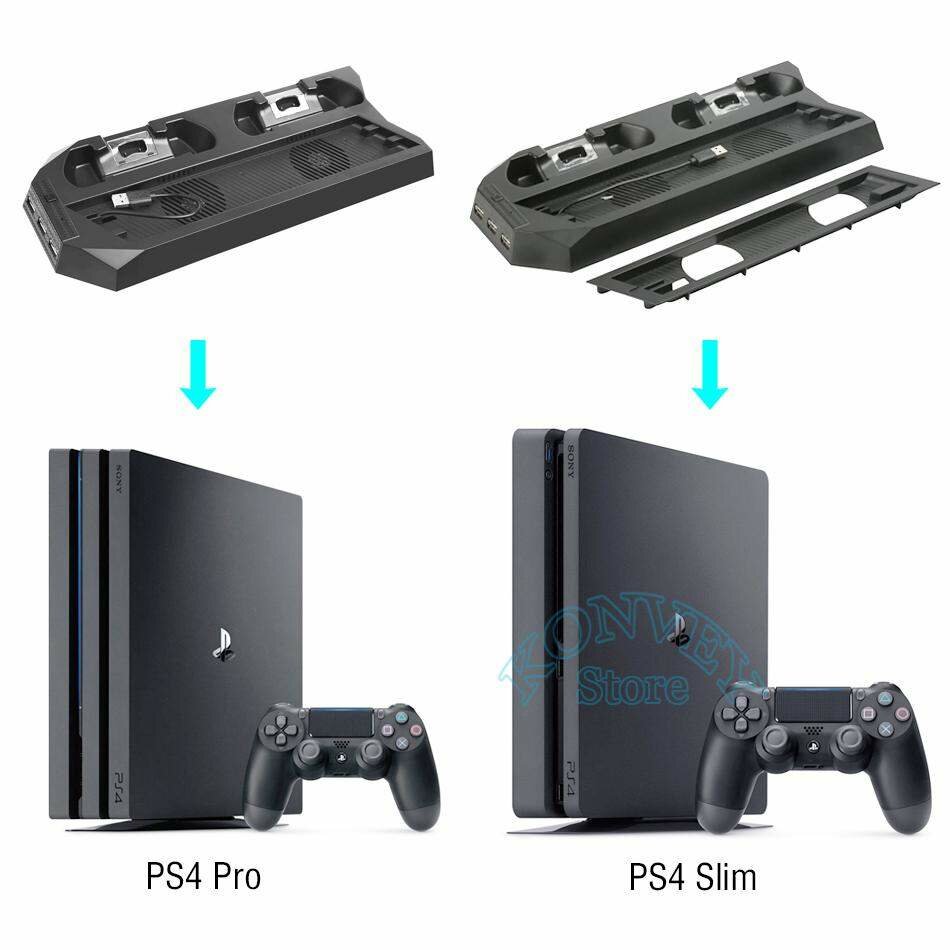 Station de charge ps4+refroidi