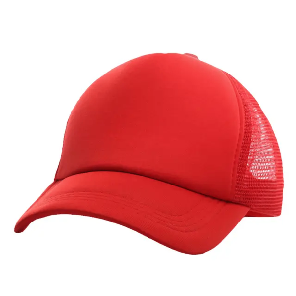Casquette Trucker Rouge Unisexe