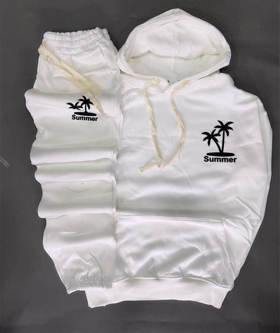 Ensemble de survêtement été blanc