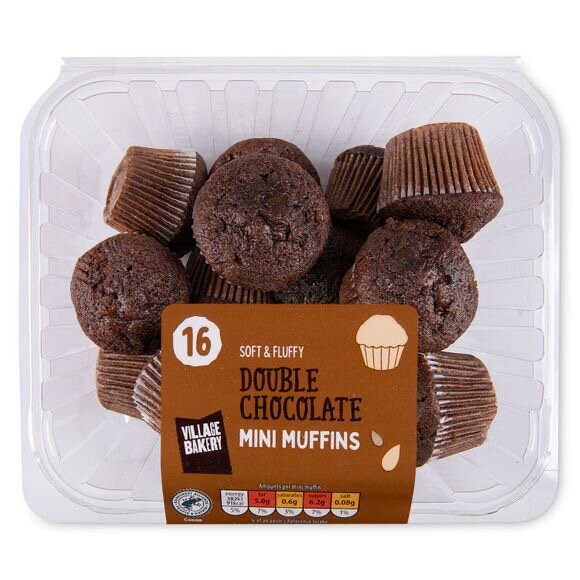 Village Bakery Mini Muffins 380g/16 Pack