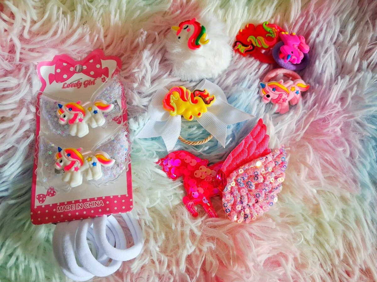 Accessoires de cheveux licorne