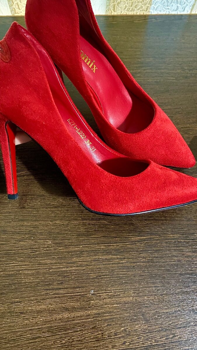 Каблук из замша