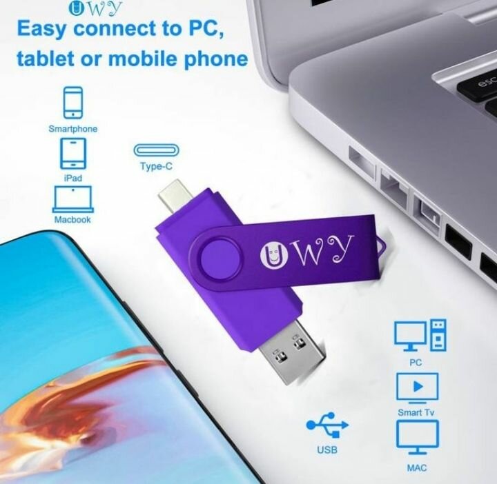 Clé USB 128gb 3in 1