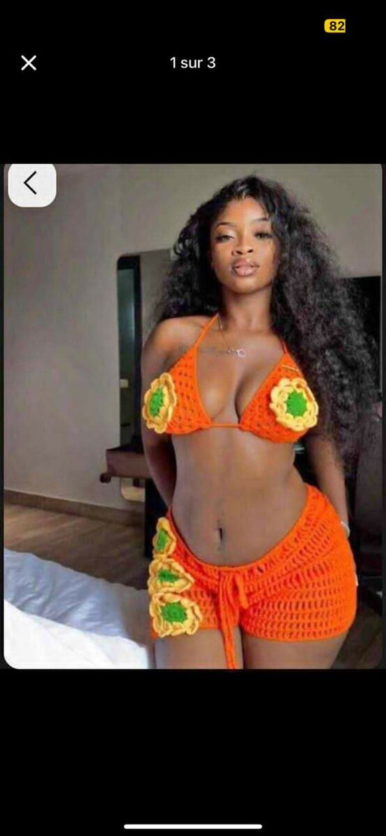 Tenue crochet colorée