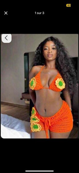 Tenue crochet colorée