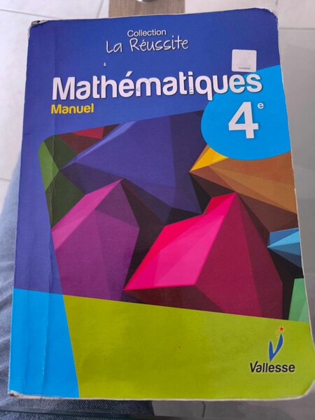 Manuel de Maths 4ème