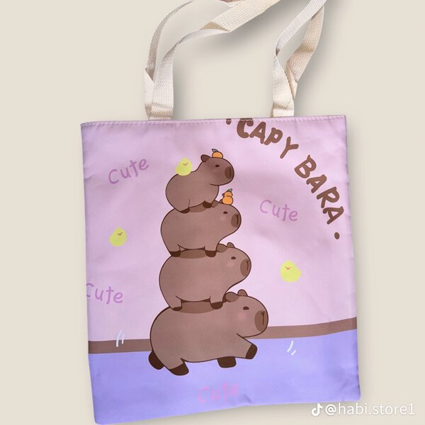 Tote imprimé Capybara