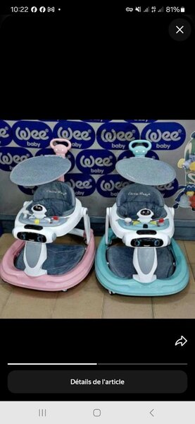 Trotteur bébé évolutif