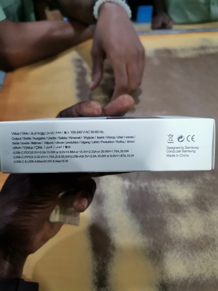 Type C-C  35Watts fast full charger set available.