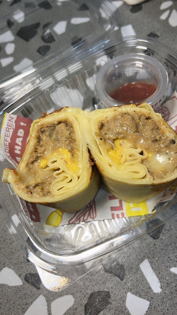 Crêpes viande hachée béchamel