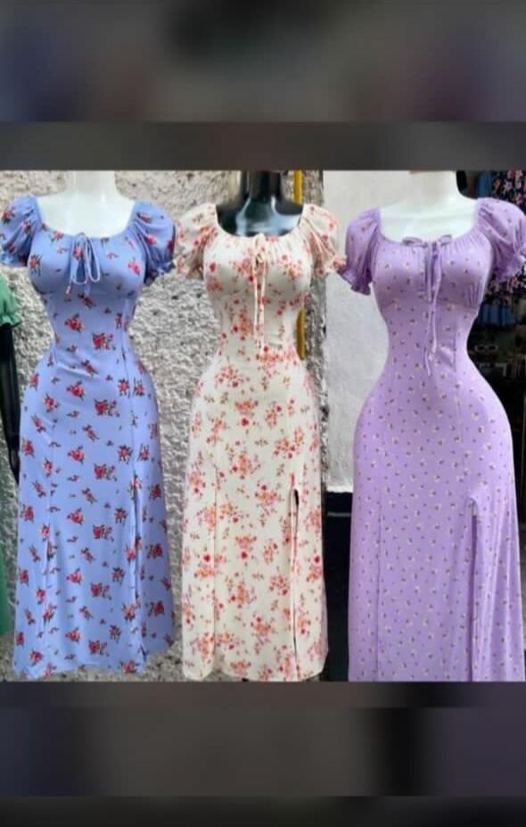 Robe longue fleurie élégante