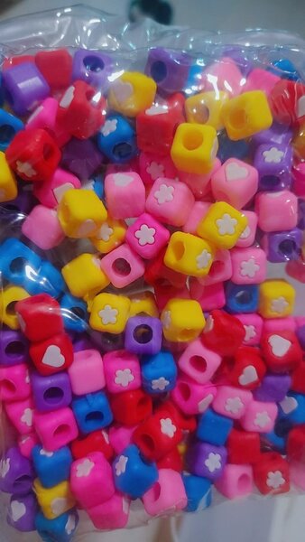 36 perles colorées