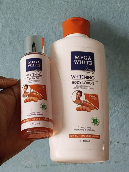 Mega White Lotion et Huile