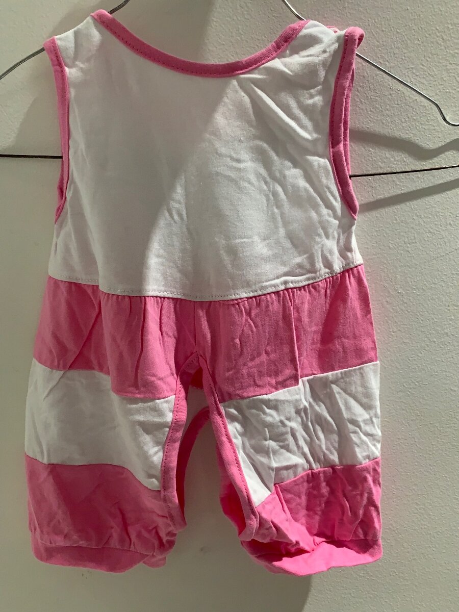 Combinaison Bébé Panda Rose Coton