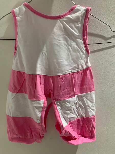 Combinaison Bébé Panda Rose Coton