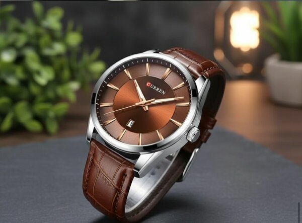 Montre Homme Cuir Élégante