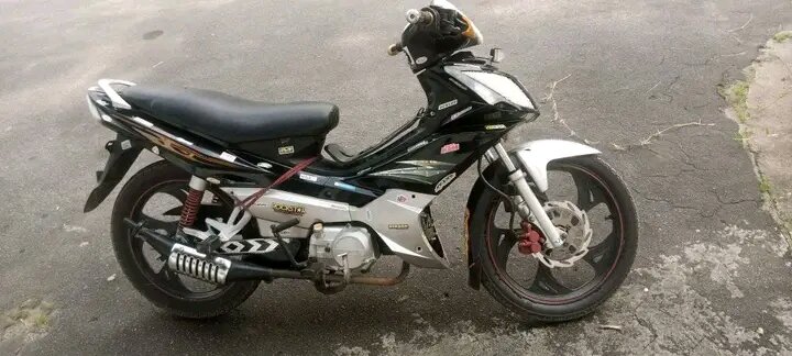 Moto de sport élégante