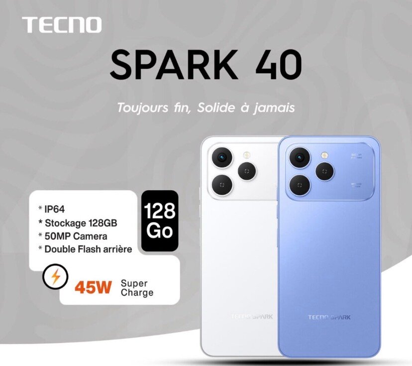Tecno Spark 40 Téléphone