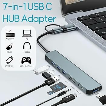 Adaptateur USB-C 7-en-1
