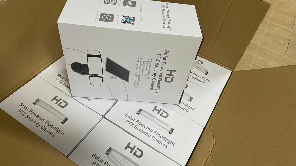 Solar Floodlight PIR Survaillance