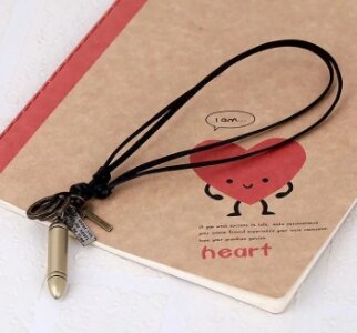 Lather Long Chain Locket for men & boys