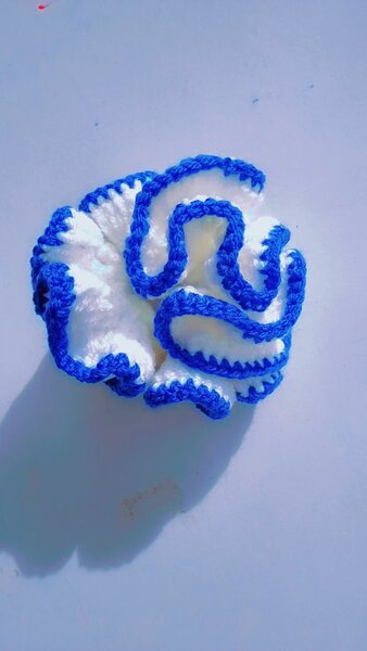 Éponge de bain crochetée