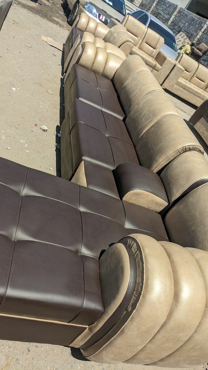 Big Saiso leather sofa sets