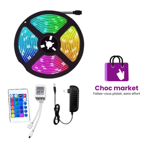 Bande lumineuse avec commande