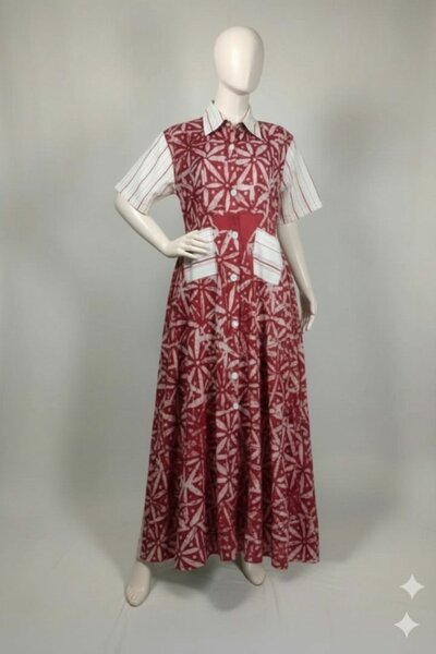 Robe longue ethnique glamour