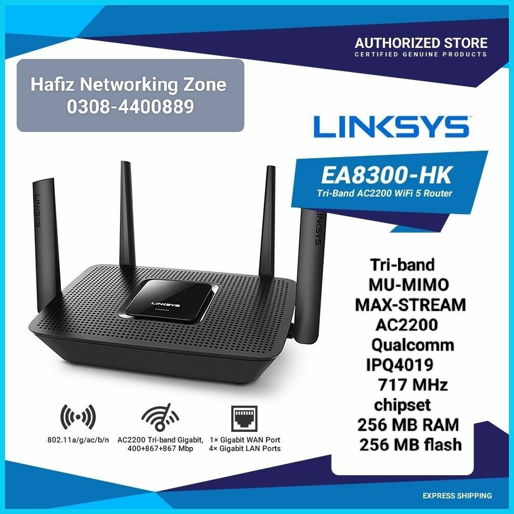 Linksys wifi router 5ghz Dualband gigabyte