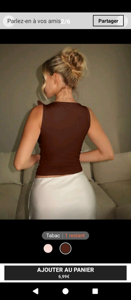 Débardeur Femme Élégant