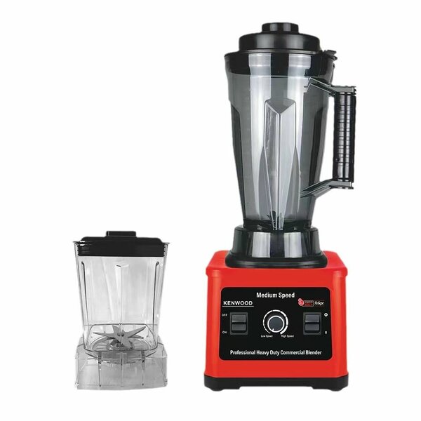 2 In 1 Commercial Blender-Red